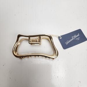 Target Universal Thread Gold-Toned Metal Hair Claw Clip Heavy Tight Grab NWT